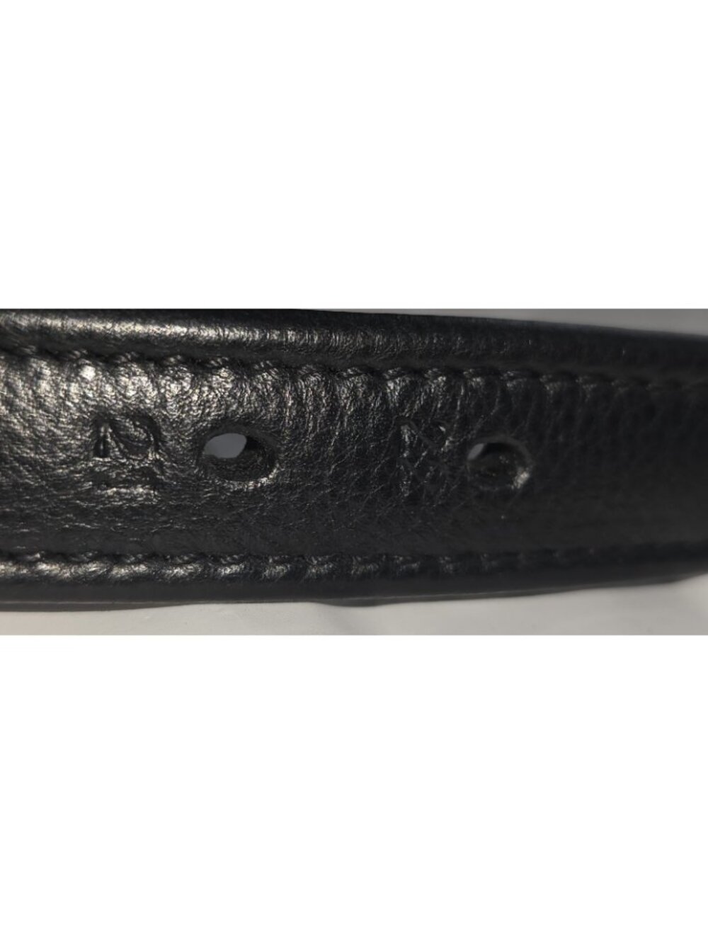 Black Oak Men's Black Dress Belt Solid Metal Buckle 54" Adjustable - Picture 7 of 9